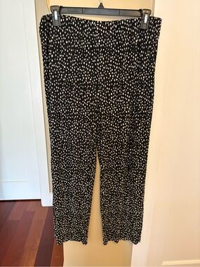 Chico's Black and White Wide Leg Pants